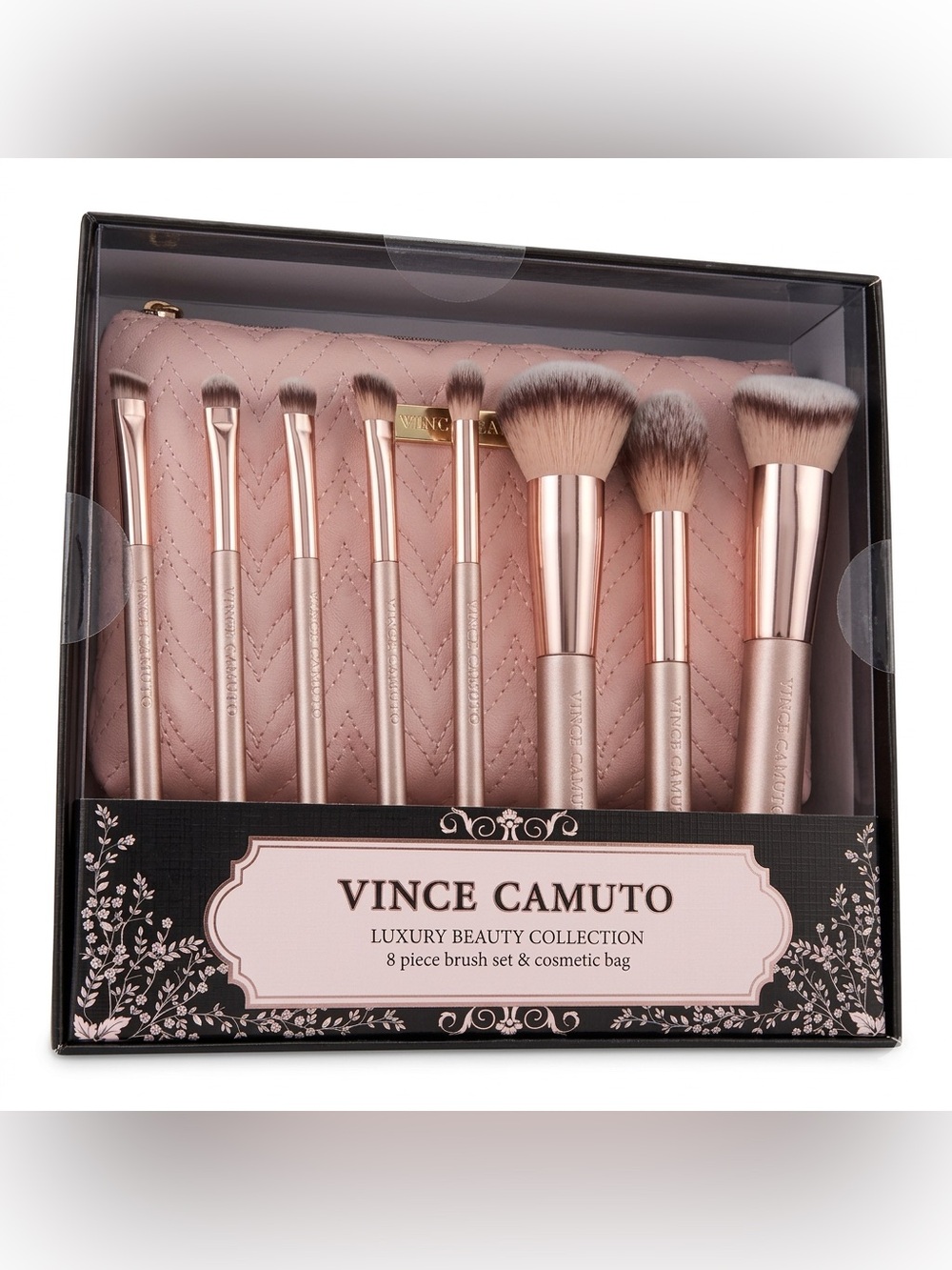 Vince Camuto 8 piece Makeup Brush Set NWT